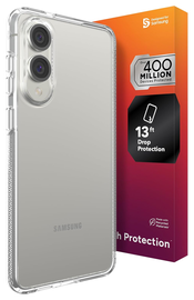 ZAGG Crystal Palace Samsung Galaxy S25 Edge Hoesje 4M DropProof Transparant afbeelding
