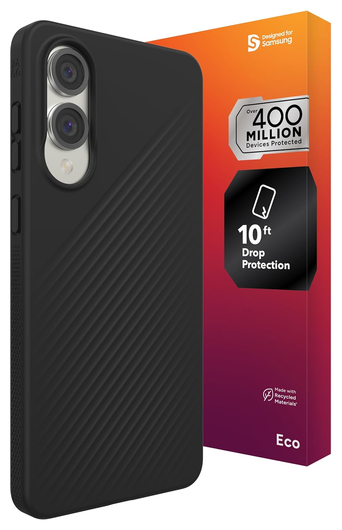 ZAGG Luxe Samsung Galaxy S25 Edge Hoesje Back Cover 3M Valbescherming Zwart afbeelding 1