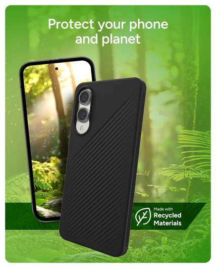 ZAGG Luxe Samsung Galaxy S25 Edge Hoesje Back Cover 3M Valbescherming Zwart afbeelding 2