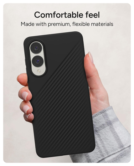 ZAGG Luxe Samsung Galaxy S25 Edge Hoesje Back Cover 3M Valbescherming Zwart afbeelding 6