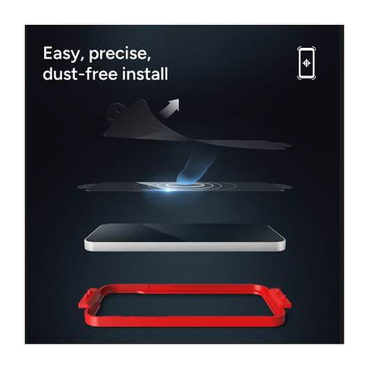 InvisibleShield Glass Elite Samsung Galaxy S25 Edge Screen Protector afbeelding 4
