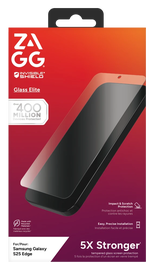 InvisibleShield Glass Elite Samsung Galaxy S25 Edge Screen Protector afbeelding