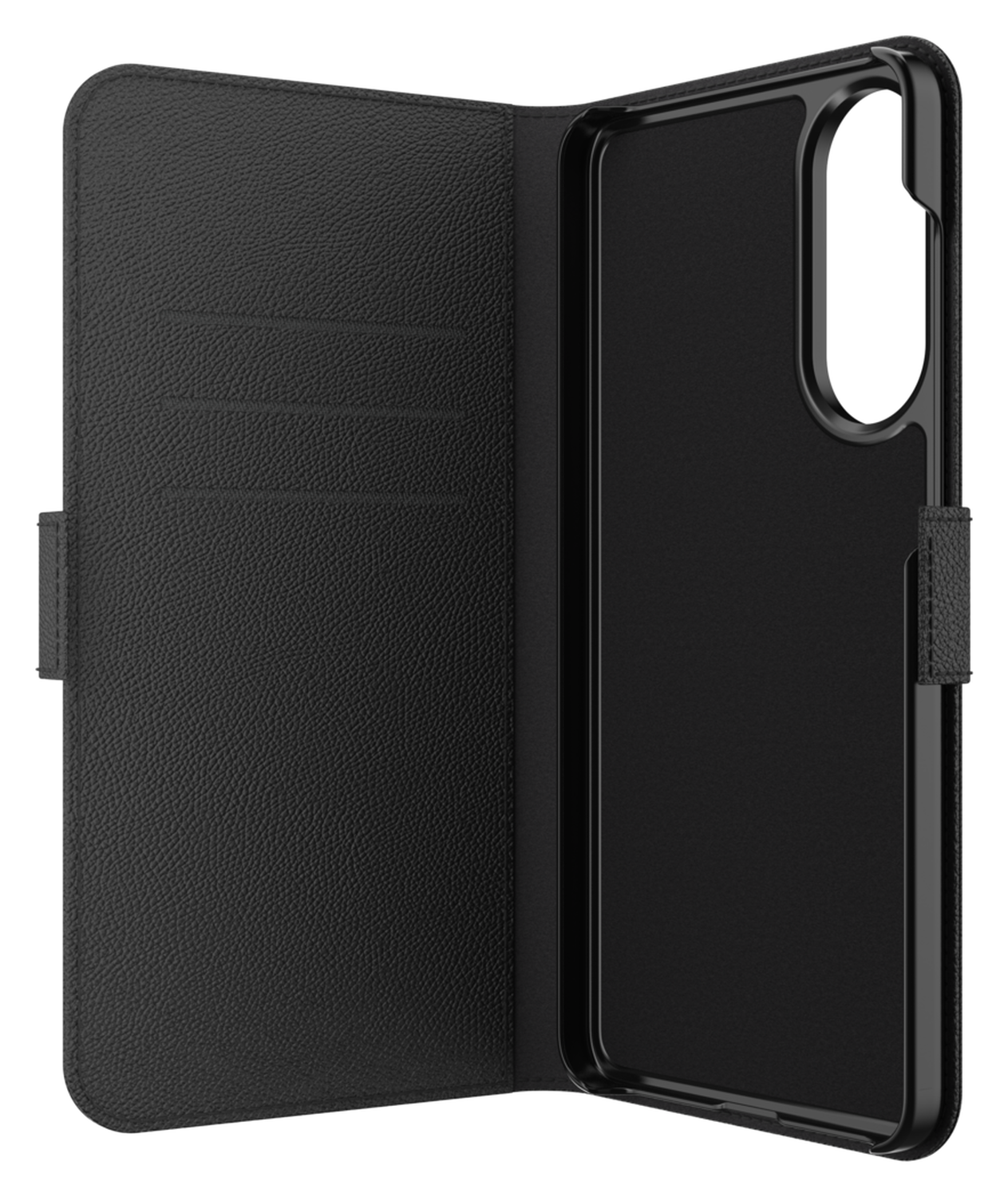 ZAGG Folio Samsung Galaxy S25 Edge Hoesje Portemonnee Book Case Zwart afbeelding 1