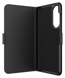 ZAGG Folio Samsung Galaxy S25 Edge Hoesje Portemonnee Book Case Zwart afbeelding