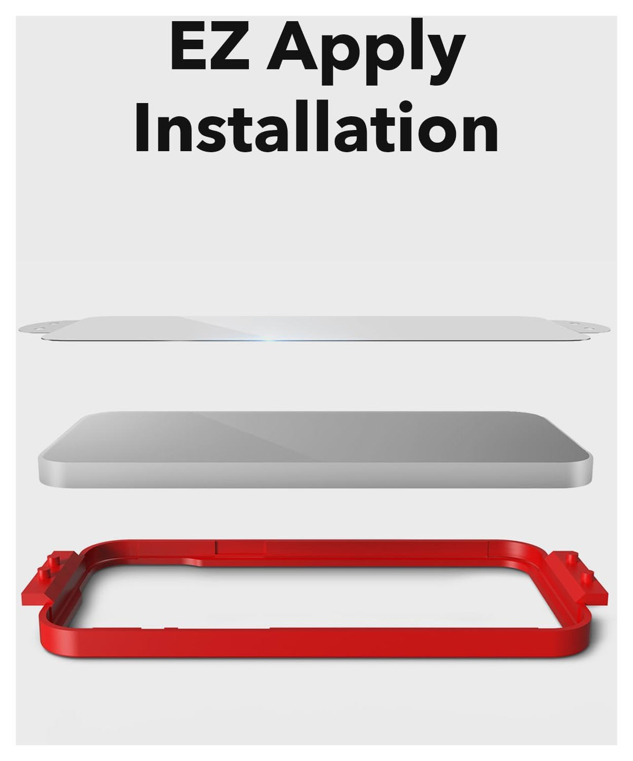 InvisibleShield Fusion Privacy Samsung Galaxy S25 Edge Screen Protector afbeelding 2