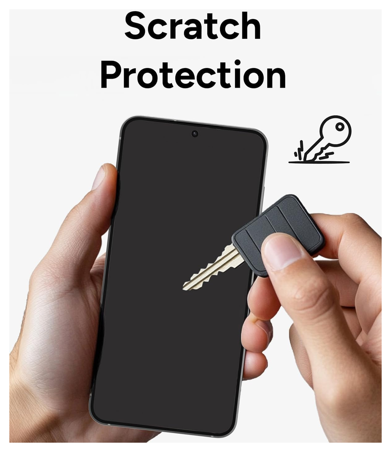 InvisibleShield Fusion Privacy Samsung Galaxy S25 Edge Screen Protector afbeelding 7