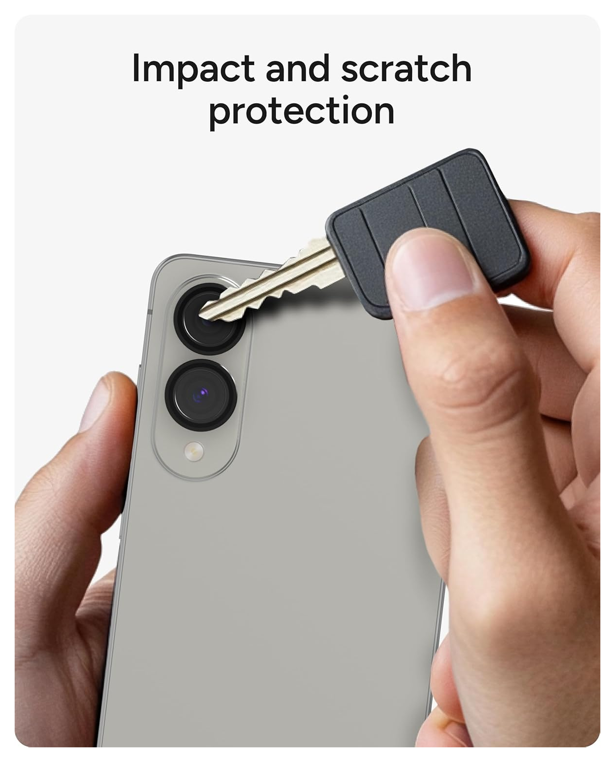 ZAGG InvisibleShield Glass Elite AR Samsung Galaxy S25 Edge Camera Protector afbeelding 4