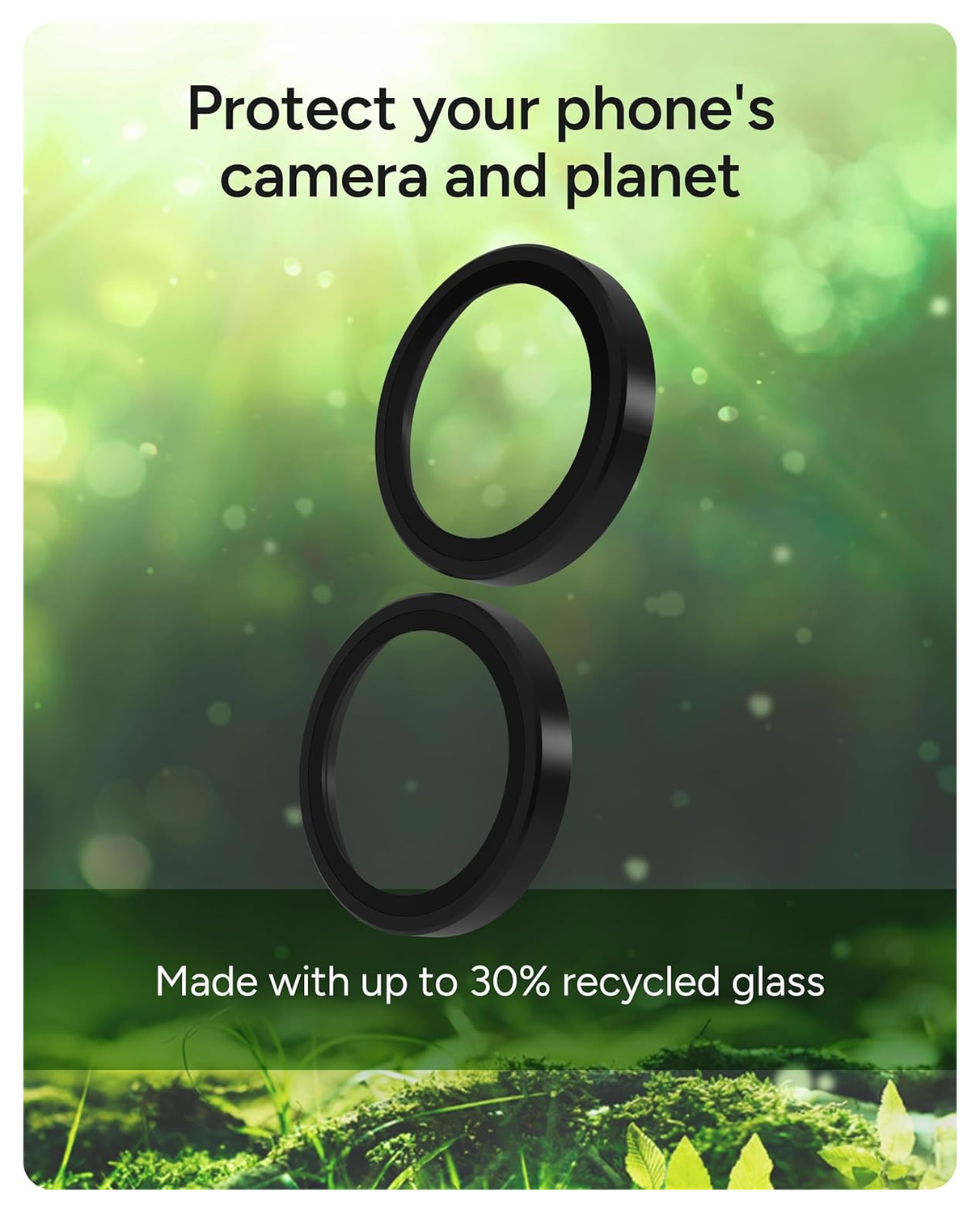 ZAGG InvisibleShield Glass Elite AR Samsung Galaxy S25 Edge Camera Protector afbeelding 7