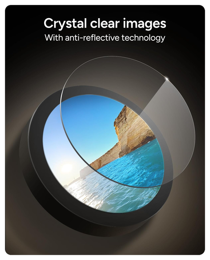 ZAGG InvisibleShield Glass Elite AR Samsung Galaxy S25 Edge Camera Protector afbeelding 3