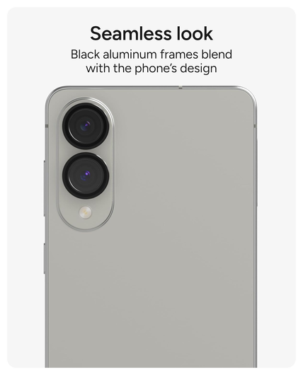 ZAGG InvisibleShield Glass Elite AR Samsung Galaxy S25 Edge Camera Protector afbeelding 6