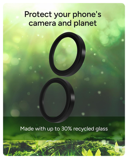 ZAGG InvisibleShield Glass Elite AR Samsung Galaxy S25 Edge Camera Protector afbeelding 7