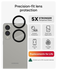 ZAGG InvisibleShield Glass Elite AR Samsung Galaxy S25 Edge Camera Protector afbeelding 2