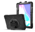 Samsung Galaxy Tab Active 5 Pro Hoes Back Cover met Kickstand en Handriem Zwart afbeelding 1