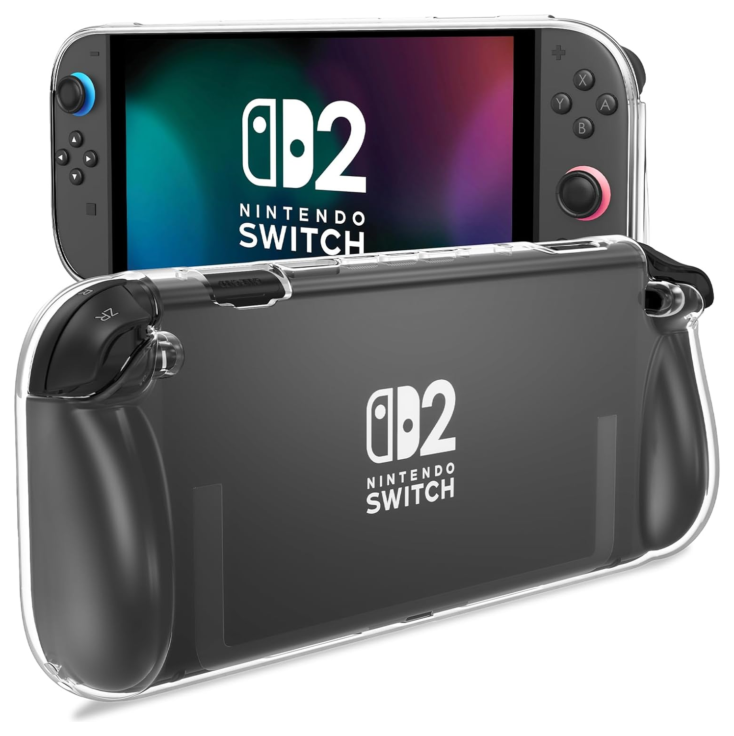 Nintendo Switch 2 Hoesje TPU Back Cover Transparant afbeelding 1