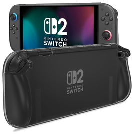 Nintendo Switch 2 Hoesje TPU Back Cover Transparant Zwart
