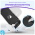 Nintendo Switch 2 Hoesje TPU Back Cover Case Transparant Zwart afbeelding 2
