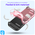 Nintendo Switch 2 Hoesje TPU Back Cover Transparant Roze afbeelding 4