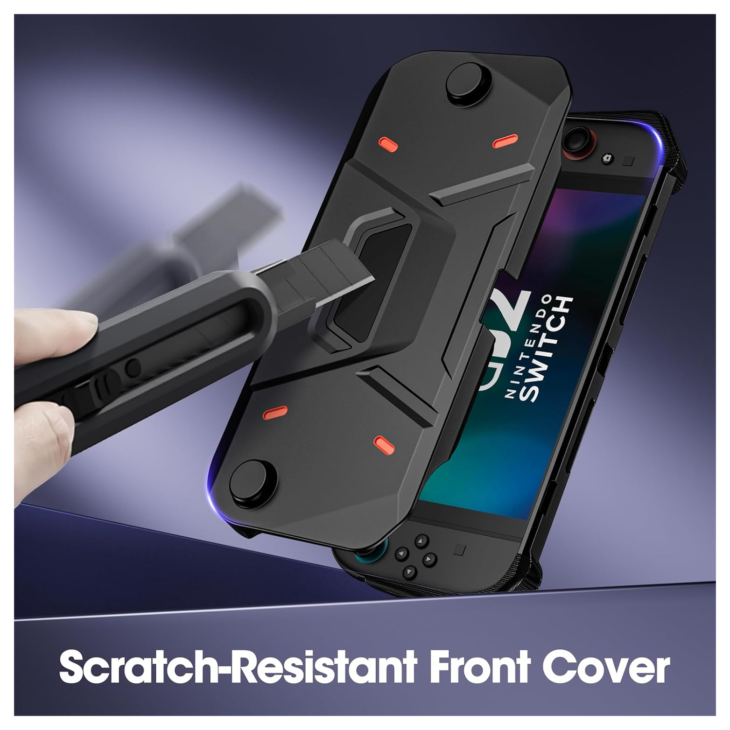 Nintendo Switch 2 Hoesje Beschermhoes Full Protect Case Zwart afbeelding 7