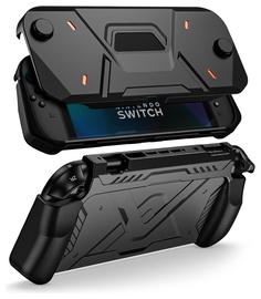 Nintendo Switch 2 Hoesje Beschermhoes Full Protect Case Zwart afbeelding