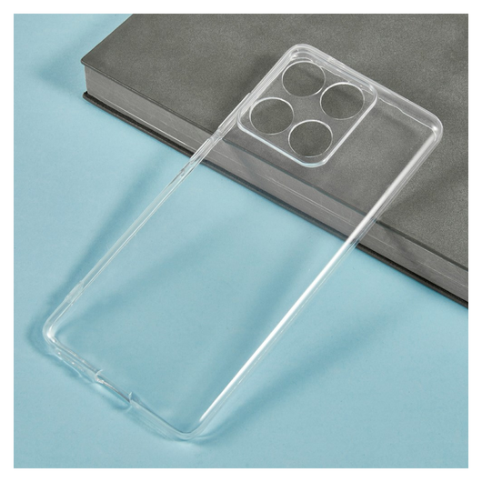 Motorola Edge 60 Fusion Hoesje Dun TPU Back Cover Transparant afbeelding 3