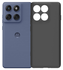 Motorola Edge 60 Fusion Hoesje Dun TPU Back Cover Matte Zwart afbeelding 1