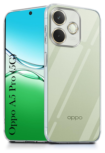 Oppo A5 Pro Hoesje Dun TPU Back Cover Transparant afbeelding 1