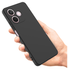 Oppo A5 Pro Hoesje Dun TPU Back Cover Matte Zwart afbeelding 2