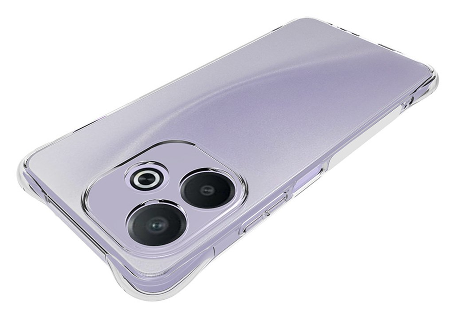 Oppo A5 Pro Hoesje Schokbestendig en Dun TPU Back Cover Transparant afbeelding 5