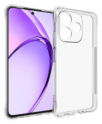 Oppo A5 Pro Hoesje Schokbestendig en Dun TPU Back Cover Transparant afbeelding 1
