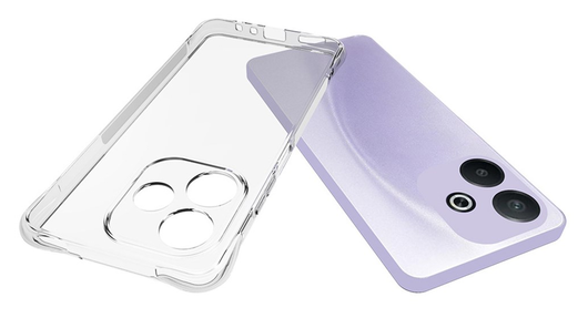 Oppo A5 Pro Hoesje Schokbestendig en Dun TPU Back Cover Transparant afbeelding 2