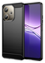 Oppo A5 Pro Hoesje Geborsteld TPU Flexibele Back Cover Zwart