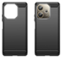Oppo A5 Pro Hoesje Geborsteld TPU Flexibele Back Cover Zwart afbeelding 2