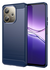 Oppo A5 Pro Hoesje Geborsteld TPU Flexibele Back Cover Blauw afbeelding 1