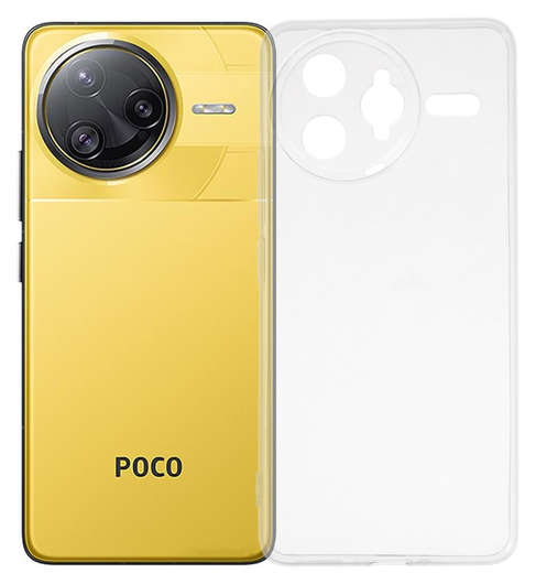 Xiaomi Poco F7 Ultra Hoesje Dun TPU Back Cover Transparant afbeelding 1