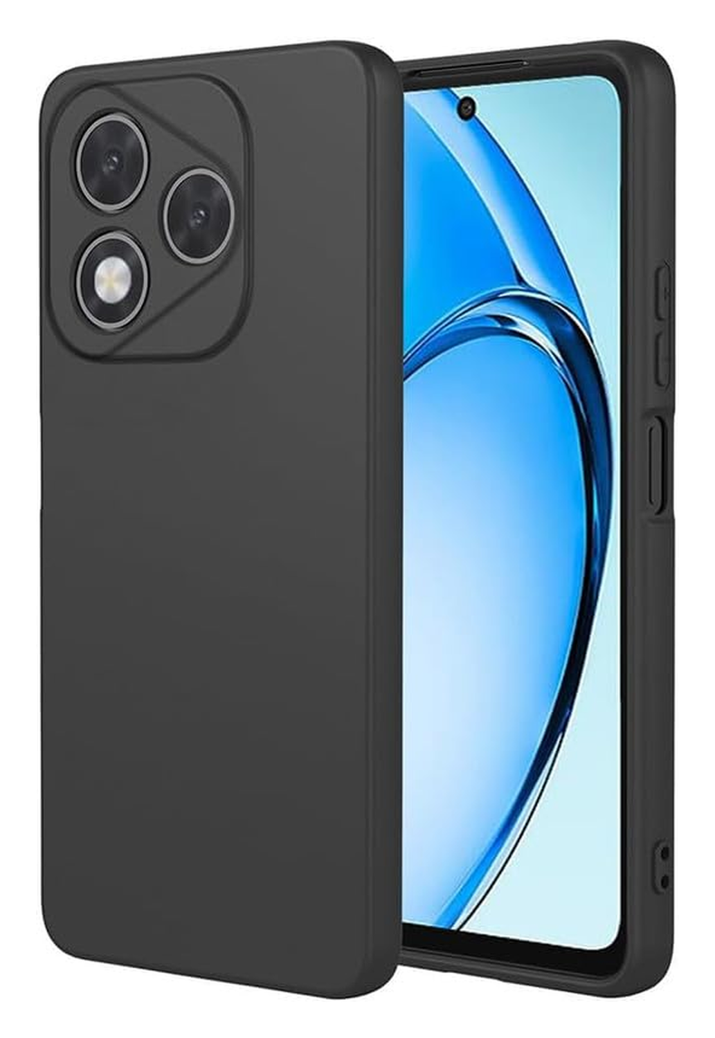 Honor 400 Lite Hoesje Dun TPU Back Cover Matte Zwart afbeelding 1