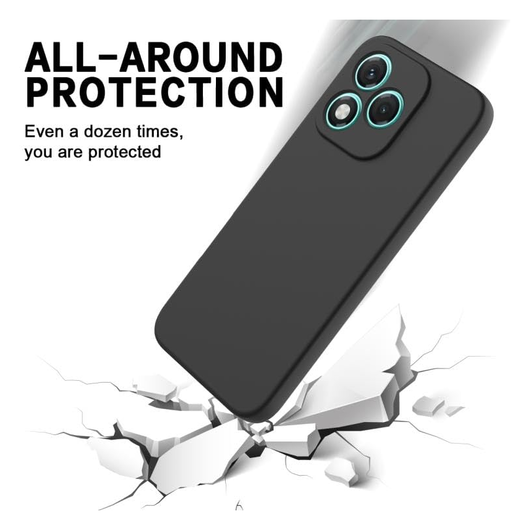 Honor 400 Lite Hoesje Dun TPU Back Cover Matte Zwart afbeelding 2