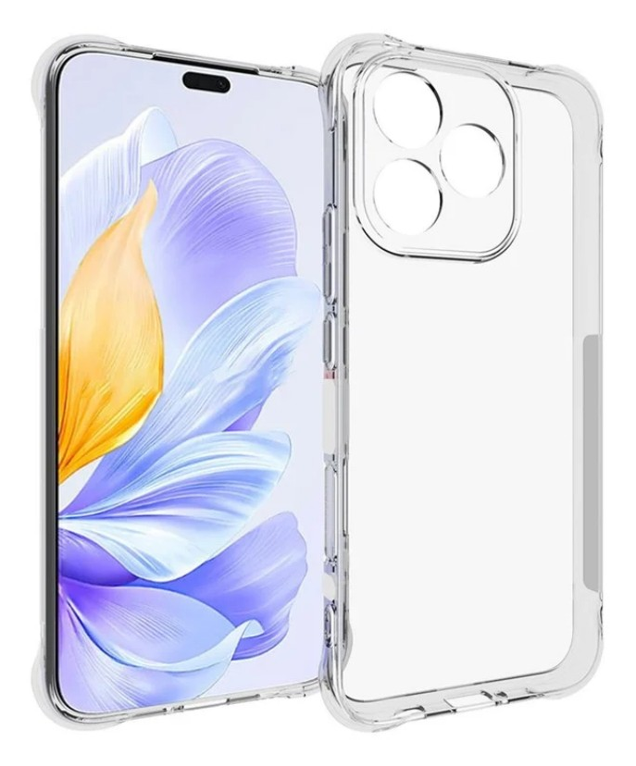Honor 400 Lite Hoesje Schokbestendig en Dun TPU Back Cover Transparant afbeelding 1
