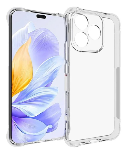 Honor 400 Lite Hoesje Schokbestendig en Dun TPU Back Cover Transparant afbeelding 1