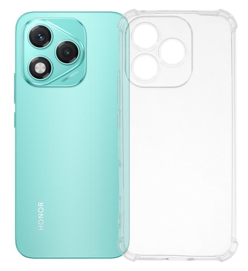Honor 400 Lite Hoesje Schokbestendig en Dun TPU Back Cover Transparant afbeelding 2