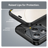 Honor 400 Lite Hoesje Geborsteld TPU Flexibele Back Cover Zwart afbeelding 7