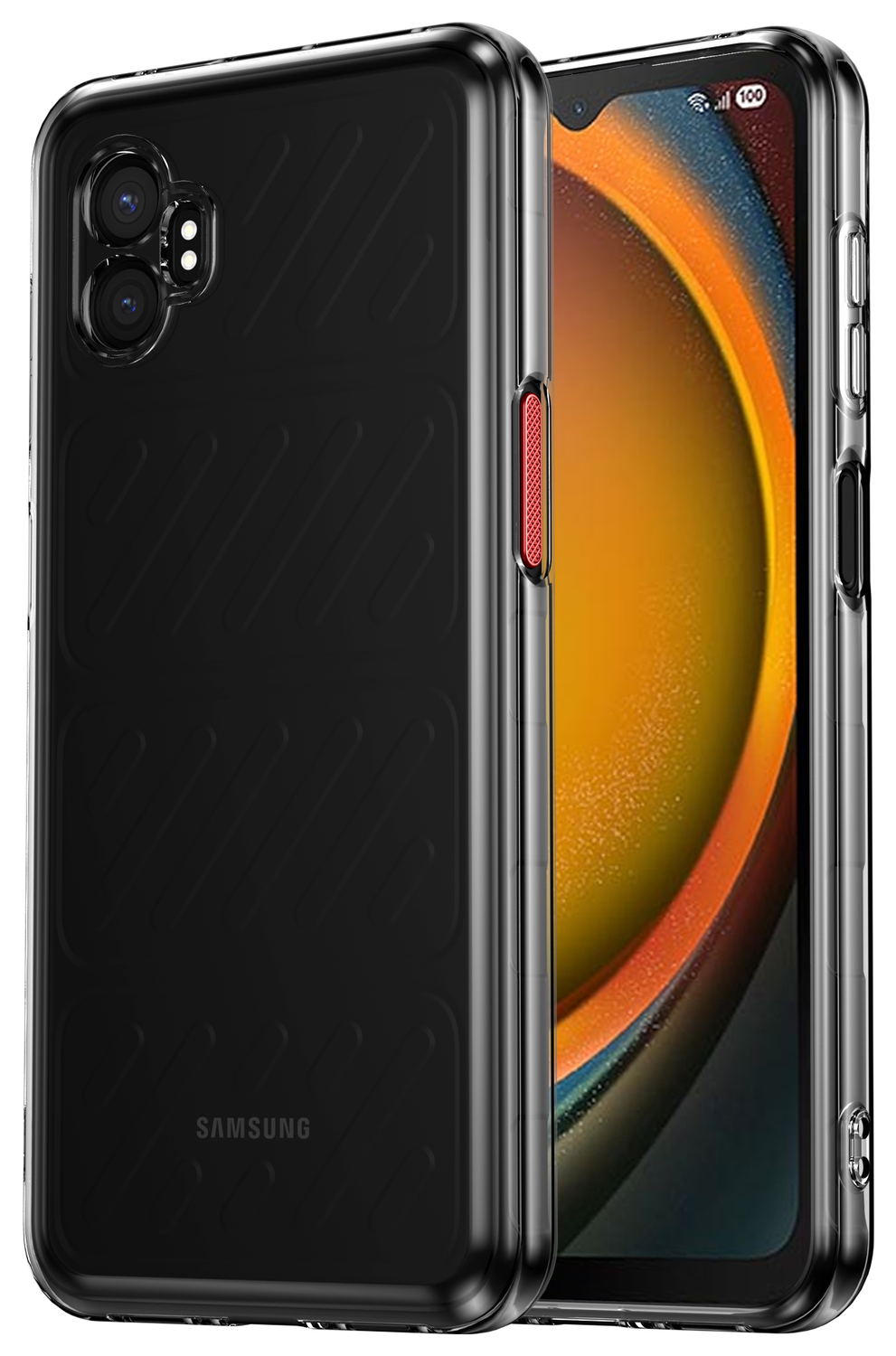 Samsung Galaxy Xcover 7 Pro Hoesje Dun TPU Back Cover Transparant afbeelding 1