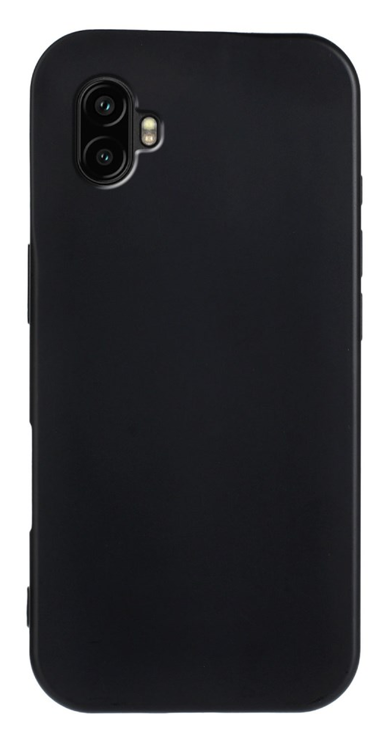 Samsung Galaxy Xcover 7 Pro Hoesje Dun TPU Back Cover Matte Zwart afbeelding 2
