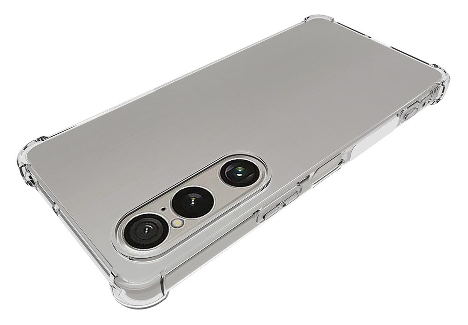 Sony Xperia 1 VII Hoesje Schokbestendig en Dun TPU Back Cover Transparant afbeelding 4