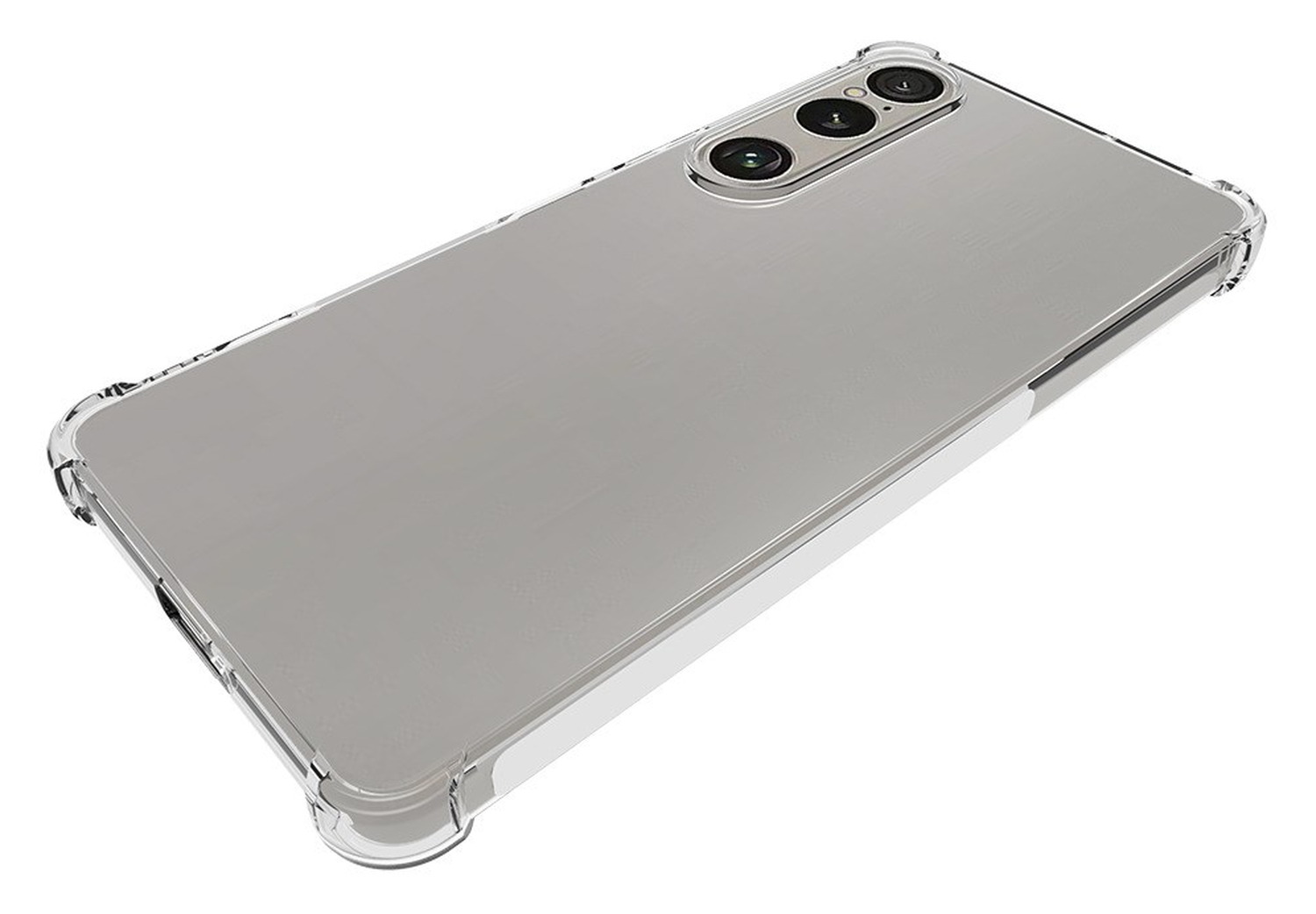 Sony Xperia 1 VII Hoesje Schokbestendig en Dun TPU Back Cover Transparant afbeelding 5