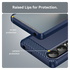 Sony Xperia 1 VII Hoesje Geborsteld TPU Flexibele Back Cover Blauw afbeelding 7