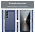 Sony Xperia 1 VII Hoesje Geborsteld TPU Flexibele Back Cover Blauw afbeelding 8