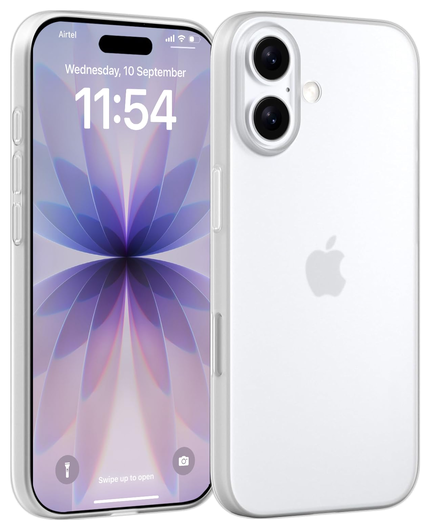 Apple iPhone 17 Hoesje Dun TPU Back Cover Transparant afbeelding 1