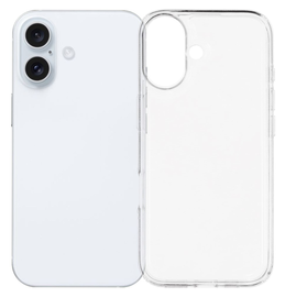 Apple iPhone 17 Hoesje Dun TPU Back Cover Transparant afbeelding
