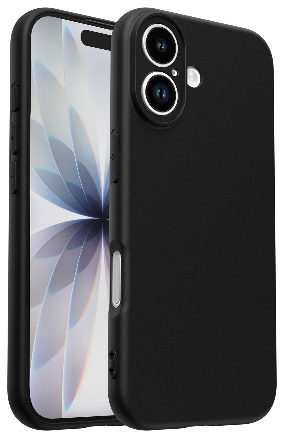 Apple iPhone 17 Hoesje Dun TPU Back Cover Matte Zwart afbeelding 5