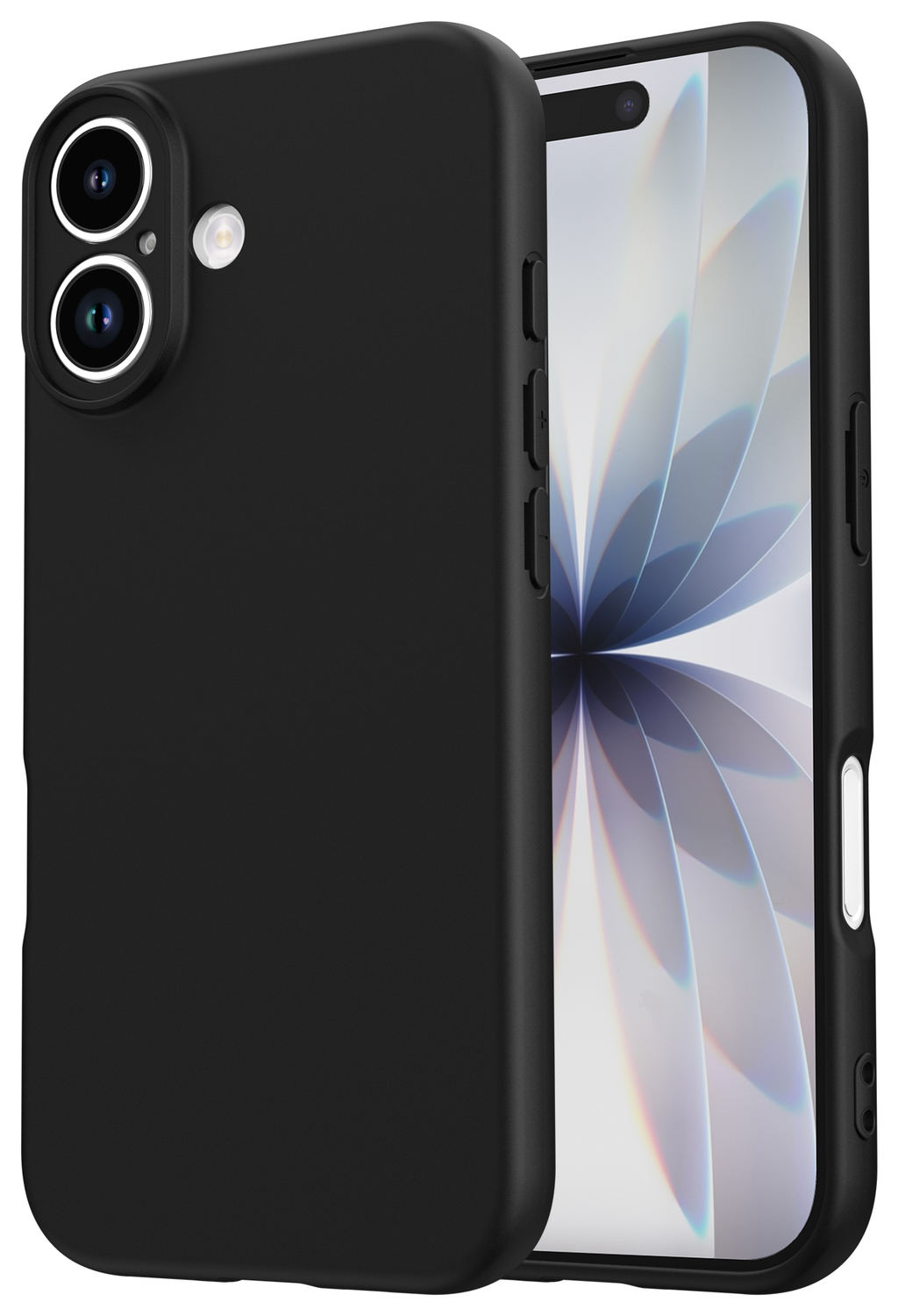 Apple iPhone 17 Hoesje Dun TPU Back Cover Matte Zwart afbeelding 1